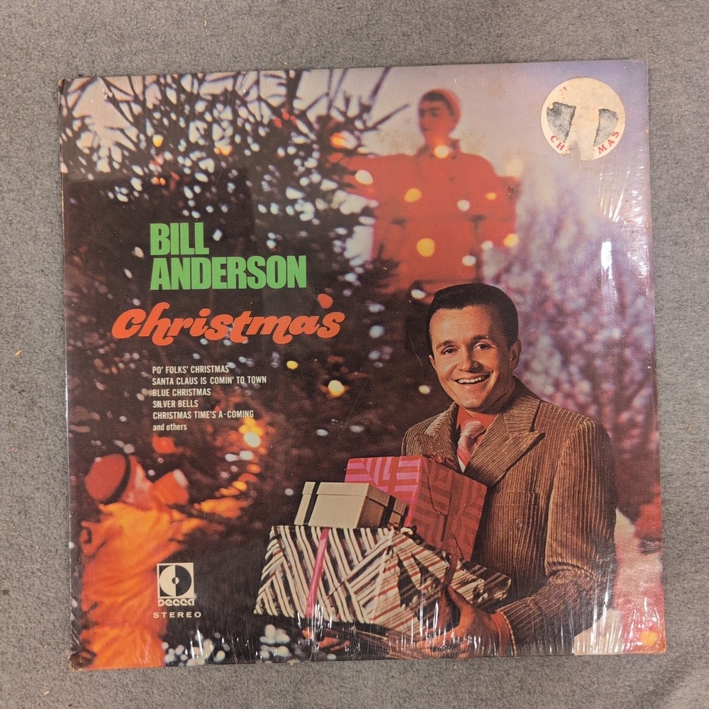 Bill Anderson Christmas Vinyl LP Record Decca DL 75161 Country Holiday Stereo